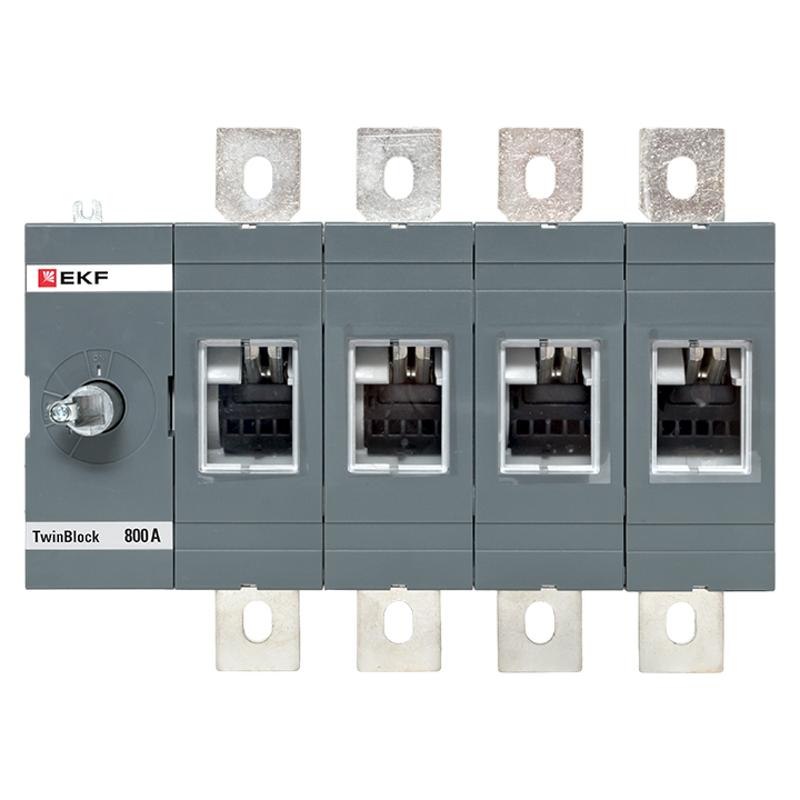 Рубильник 800A 4P без рукоятки управления TwinBlock | tb-s-800-4p | EKF — миниатюра 2