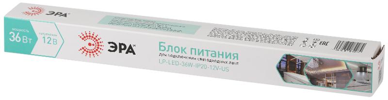 Блок питания  LP-LED 36W-IP20-12V-US | Б0061151 | ЭРА — миниатюра 2