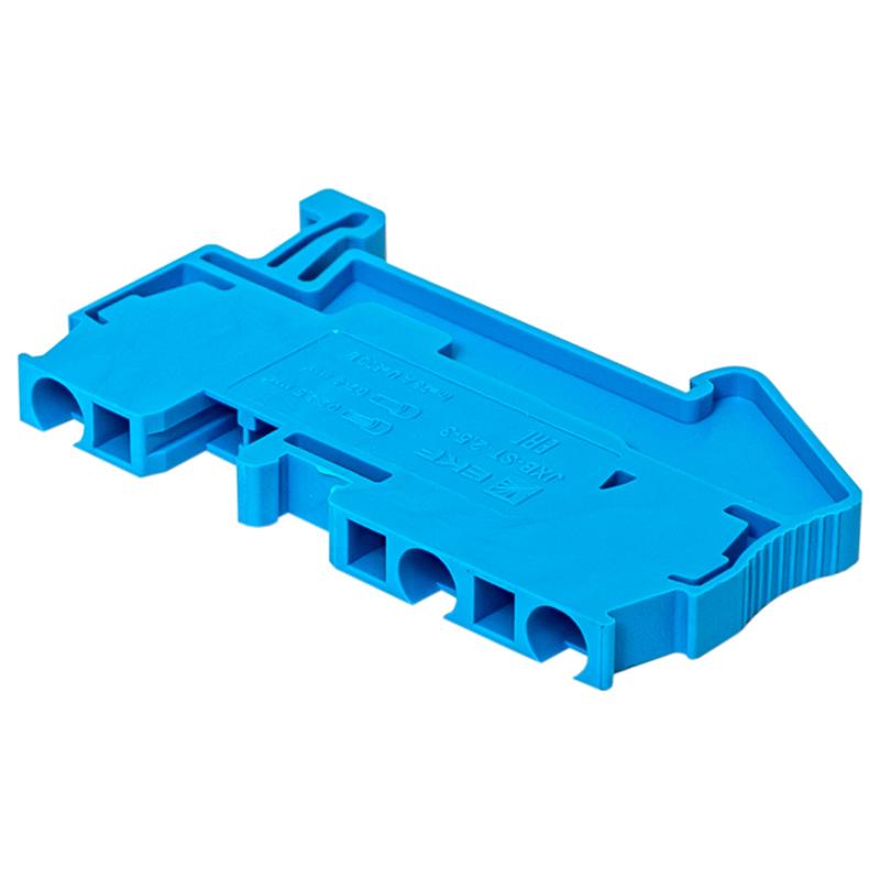 Колодка клеммная пружинная JXB-ST-2.5 28А 3 вывода синяя EKF | plc-jxb-st-2.5-3-blue | EKF — миниатюра 3