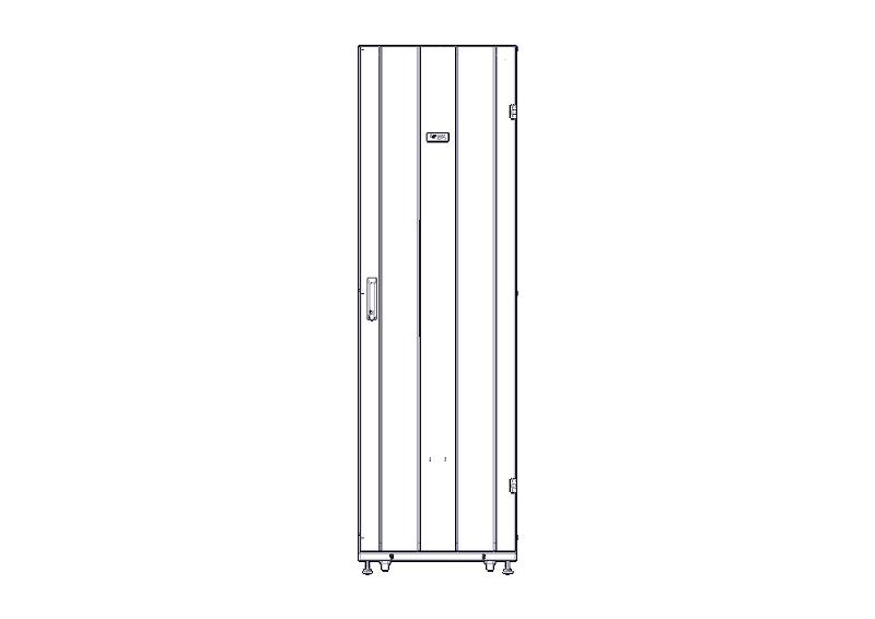 Шкаф Systeme Electric, серия Uniprom, 42U-600/1070, боковые панели 4шт, черный | UR3100 | SE — миниатюра 7