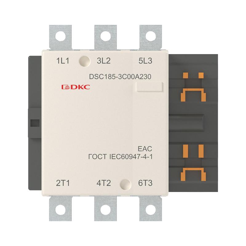 Магнитный контактор DSC185-3C00A230 185А 90кВт (AC3) кат 220В AC | DSC185-3C00A230 | DKC — миниатюра 2