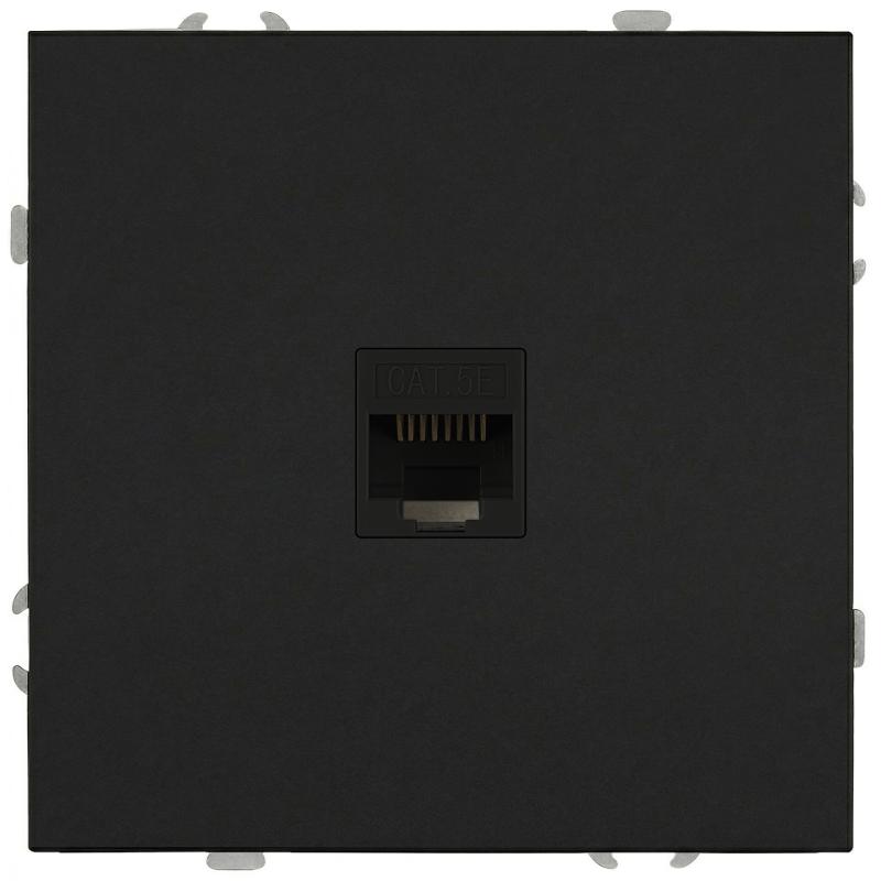 Розетка Galaxy 15-3107-05 информационная RJ45 IP20 антрацит | Б0070743 | ЭРА — миниатюра 5