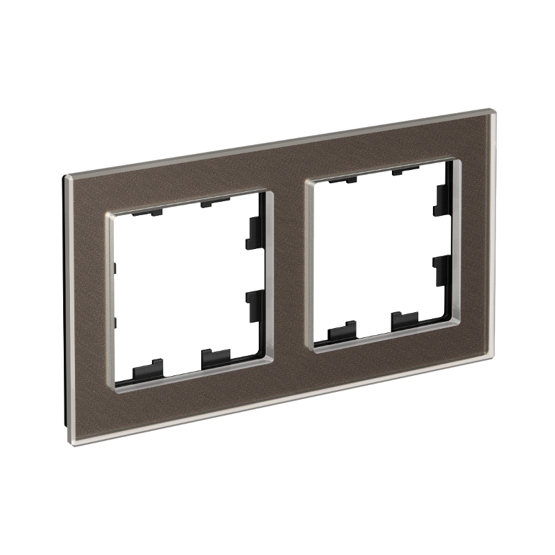 AtlasDesign Nature Мокко Рамка 2-ая, стекло  |ATN320602| SE — Systeme Electric