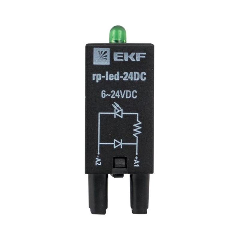Модуль светодиодный 24 VDC для промежуточных реле RP EKF AVERES | rp-led-24DC | EKF — миниатюра 8