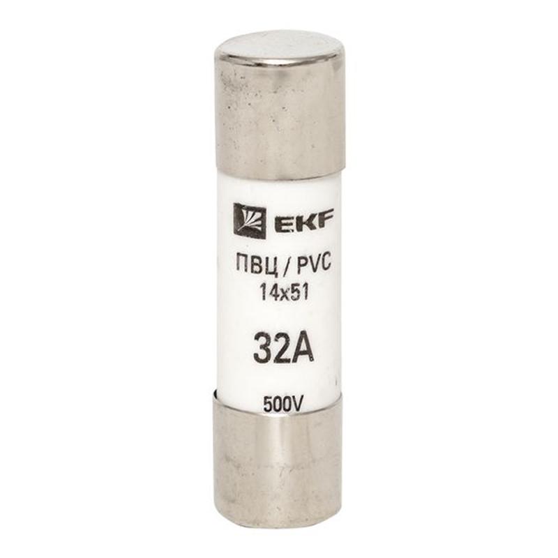 Плавкая вставка цилиндрическая ПВЦ (14х51) 32А | pvc-14x51-32 | EKF — миниатюра 3