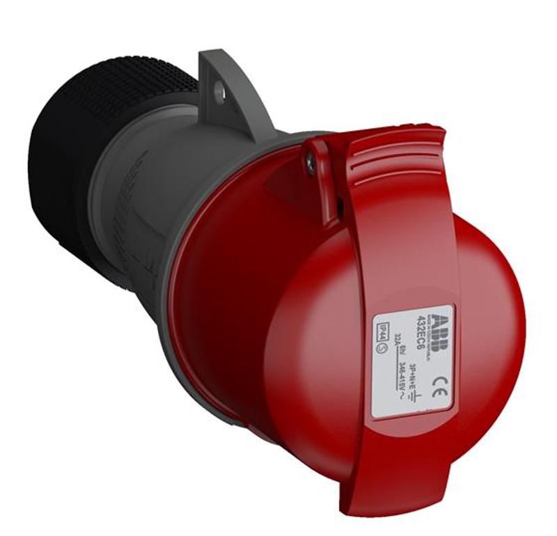 Розетка кабельная Easy&Safe 432EC6,32А,3P+N+E,IP44,6ч | 2CMA102051R1000 | ABB — ABB
