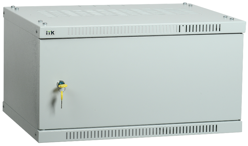 Шкаф LINEA WE 6U 550x350мм дверь металл серый | LWE3-06U53-MF | ITK — миниатюра 2