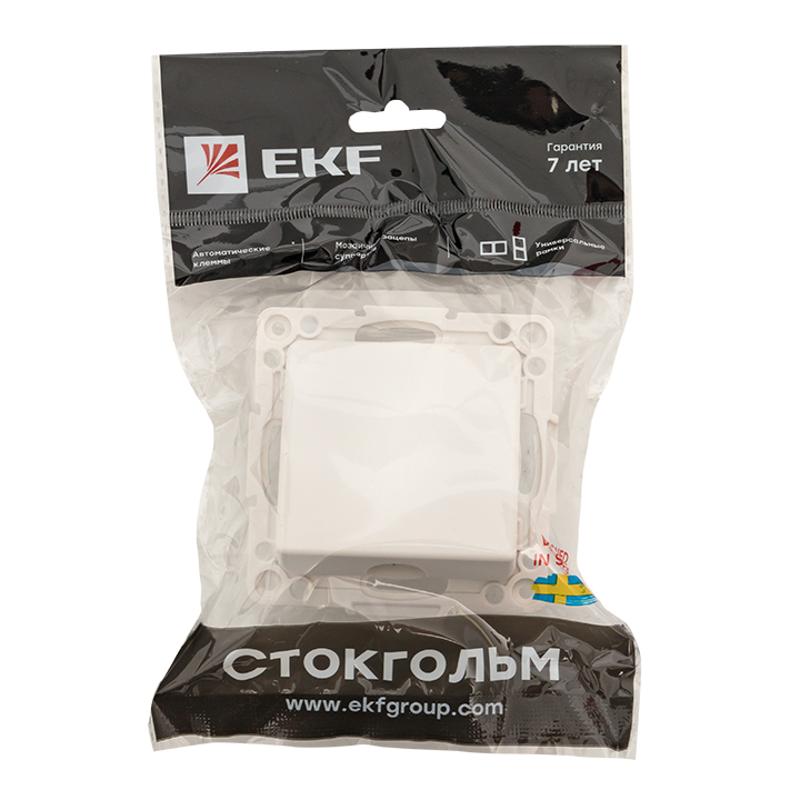 Стокгольм Механизм Кабельного вывода белый EKF PROxima | EYV-CE-10 | EKF — миниатюра 3