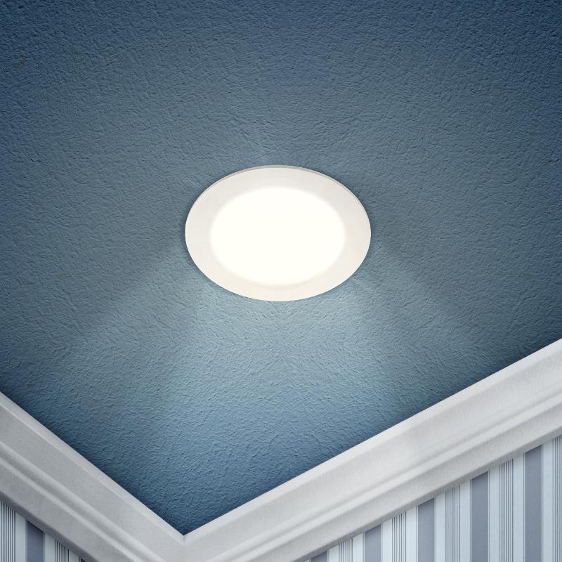Светильник светодиодный встраиваемый downlight LED 1 6Вт 4000К белый круг | Б0017486 | ЭРА — ЭРА (Энергия света)