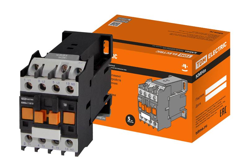 Контактор КМНп-11810 18А 220В/АС3 1НО | SQ0755-0009 | TDM — TDM ELECTRIC