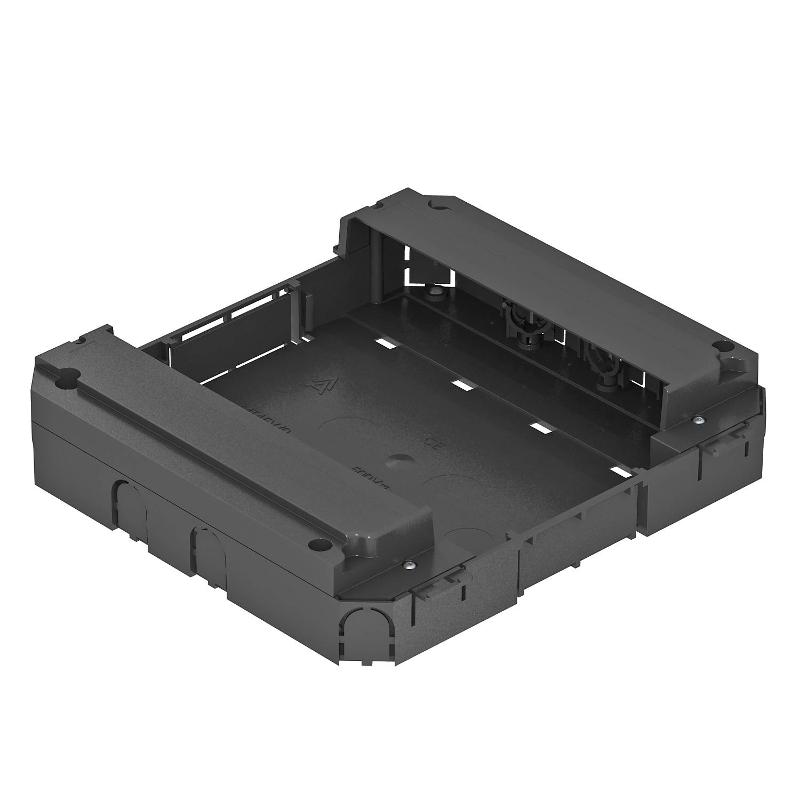 Монтажная коробка MT45V0 для лючков и кассетных рамок номинального размера 9/R9 (полиамид,черный) (MT45V 0) | 7408698 | OBO Bettermann — OBO Bettermann