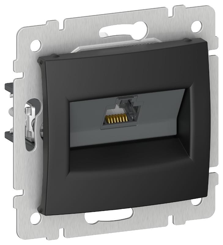 IEKVALENA Роз. комп. RJ45 кат.5Е UTP 6945371 черн. м. | 6945371 | IEK — IEK (ИЭК)