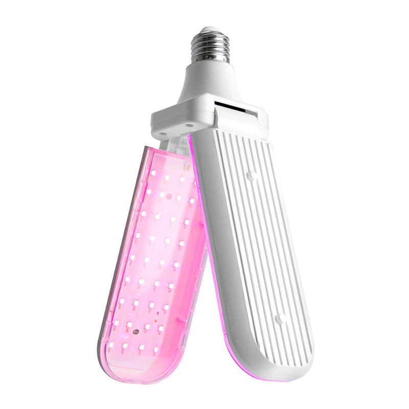 Лампа светодиодная 2-х лепестковая, (20W) 230V E27, красно-синий спектр LB-7000 | 48443 | FERON — фото 1 | Sento