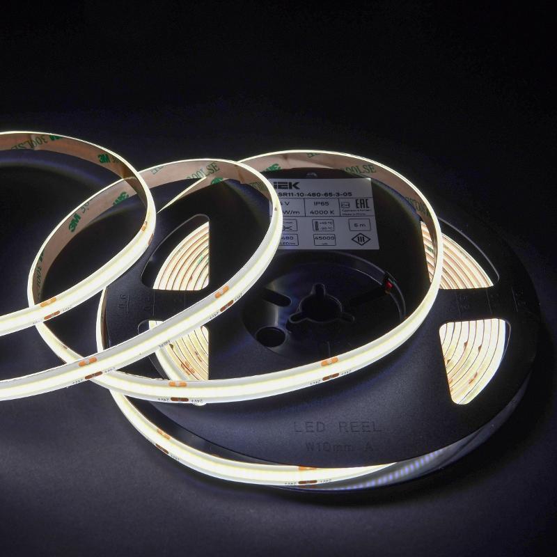 Лента LED 5м COB-480LED 11Вт/м IP65 8мм 24В 4000К — миниатюра 4