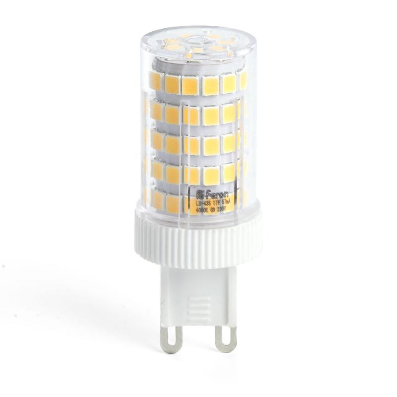 Лампа светодиодная, (11W) 230V G9 4000K JCD, LB-435 | 38150 | FERON — миниатюра 2