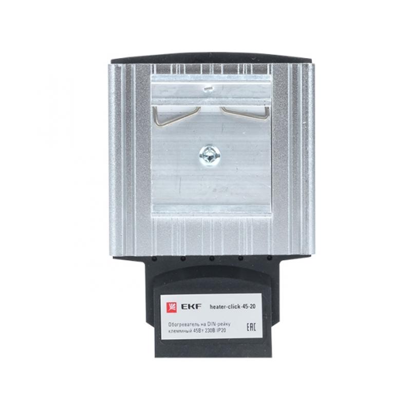 Обогреватель на DIN-рейку клеммный 45Вт 230В IP20 EKF PROxima | heater-click-45-20 | EKF — EKF