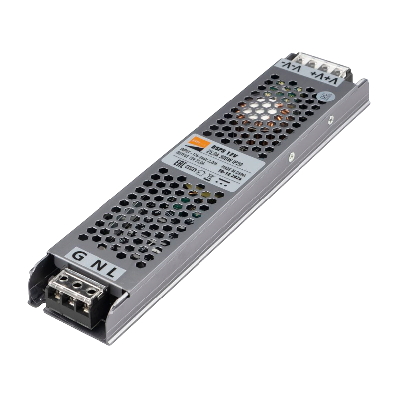 Драйвер (блок питания) для светодиодной ленты BSPS   12V25,00A=300W IP20 2 г.гар.  | .5062146 | Jazzway — Jazzway