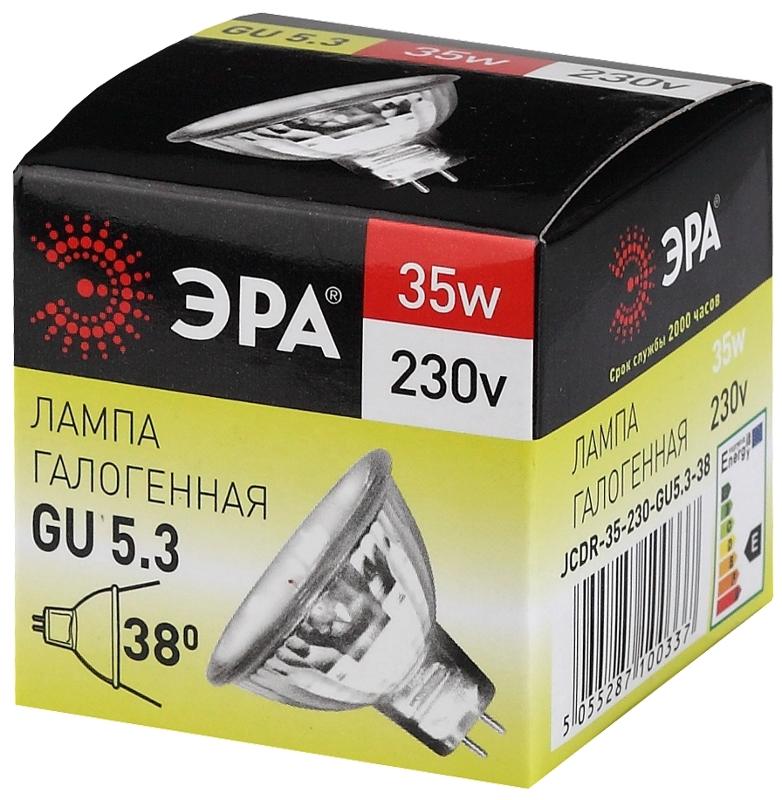 Лампа галогенная 35Вт 220В GU5.3 JCDR (MR16) | C0027363 | ЭРА — миниатюра 3