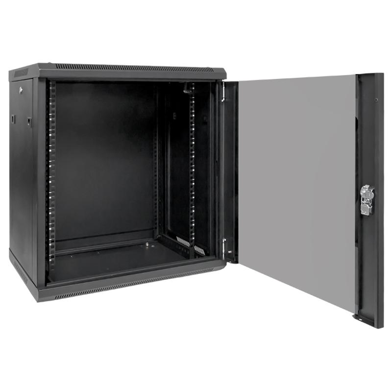 Шкаф настенный 19" TERACOM PRO 12U 600х450 мм дверь стеклянная с замком-ручкой чёрный | TRP-WLL-1264-40B | EKF — миниатюра 13