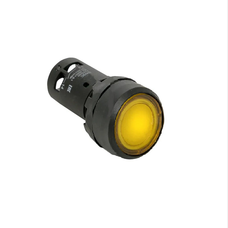 Кнопка с фиксацией с подсветкой OptiSignal Compact D22 C7-PHL-B510 желтая 1НО 24 В AC/DC XB7NJ05B1 | 362112 | КЭАЗ — КЭАЗ (Курский электроаппаратный завод)