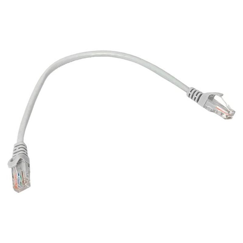 Патч-корд TERACOM PRO Cat.5E неэкранированный UTP оболочка PVC серый (0,2м) | TRP-5EUTP-PVC-02M-GY | EKF — EKF