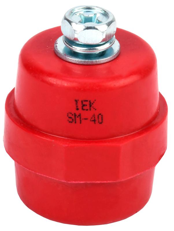 Изолятор SM40 (М8) силовой с болтом  | YIS11-40-12-B | IEK — IEK (ИЭК)