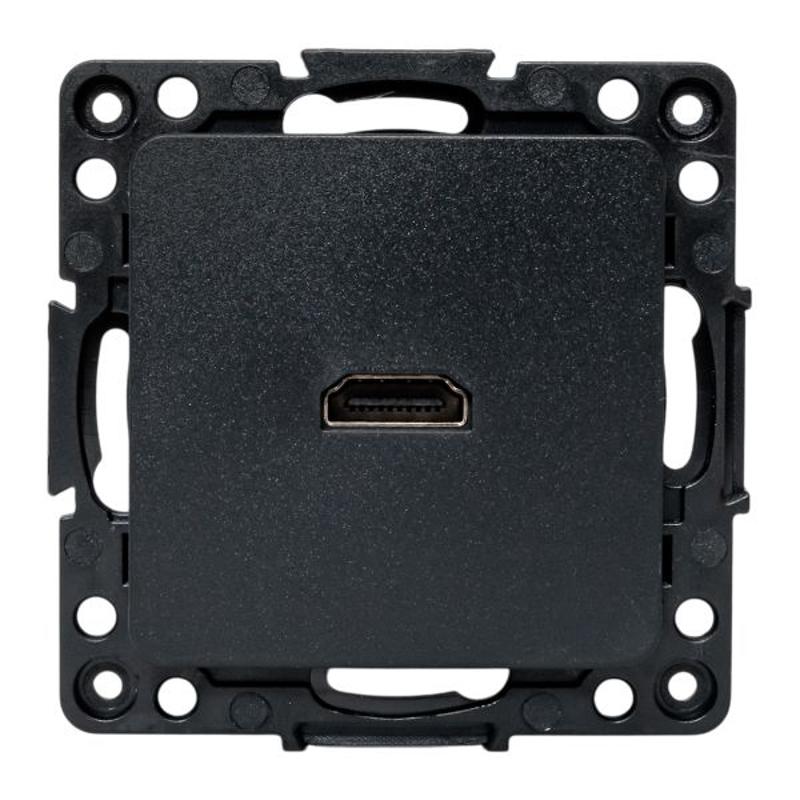 Стокгольм Механизм розетки HDMI черный | EZA00-327-10 | EKF — миниатюра 3