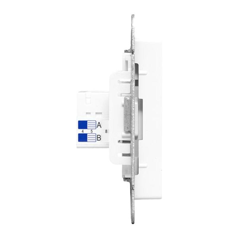 Механизм розетки RJ45 (cat5), белый Эпика EKF | UP1-SOW-RJ45-5 | EKF — миниатюра 6