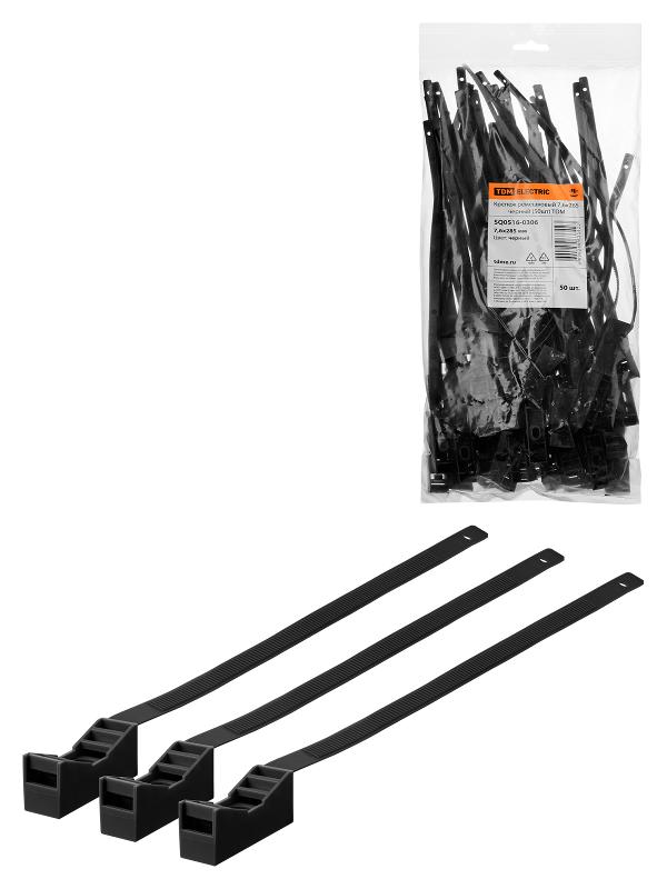 Крепеж ремешковый 7,6х285 черный (50шт) | SQ0516-0306 | TDM — TDM ELECTRIC