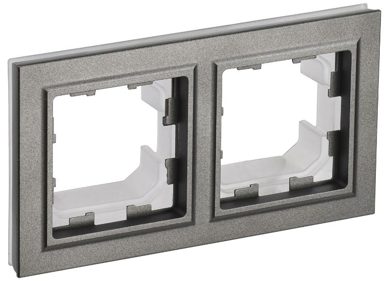 BRITE Рамка 2-ая IP44 РУ-2-БрШ-44 шампань | BR-M22-44-K37 | IEK — IEK (ИЭК)