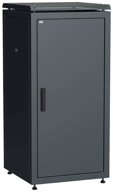 Шкаф сетевой 19" LINEA N 18U 600х800 мм металлическая передняя дверь черный | LN05-18U68-M | ITK — фото 1 | Sento