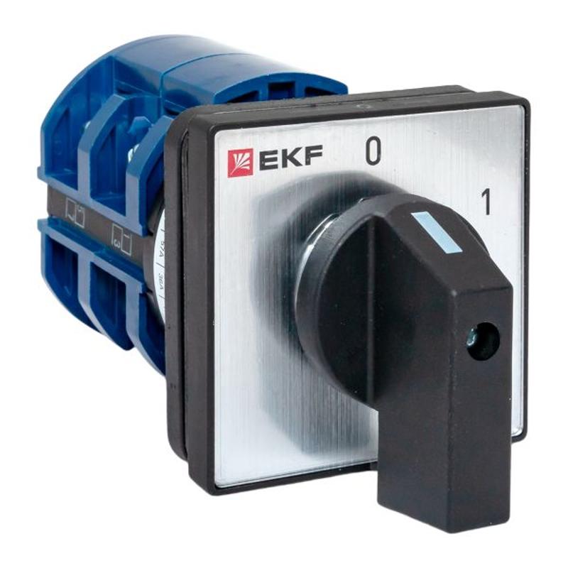 Переключатель кулачковый ПК-1-13 63А 3P «0-1» IP65 | pk-1-13-63-65 | EKF — миниатюра 1