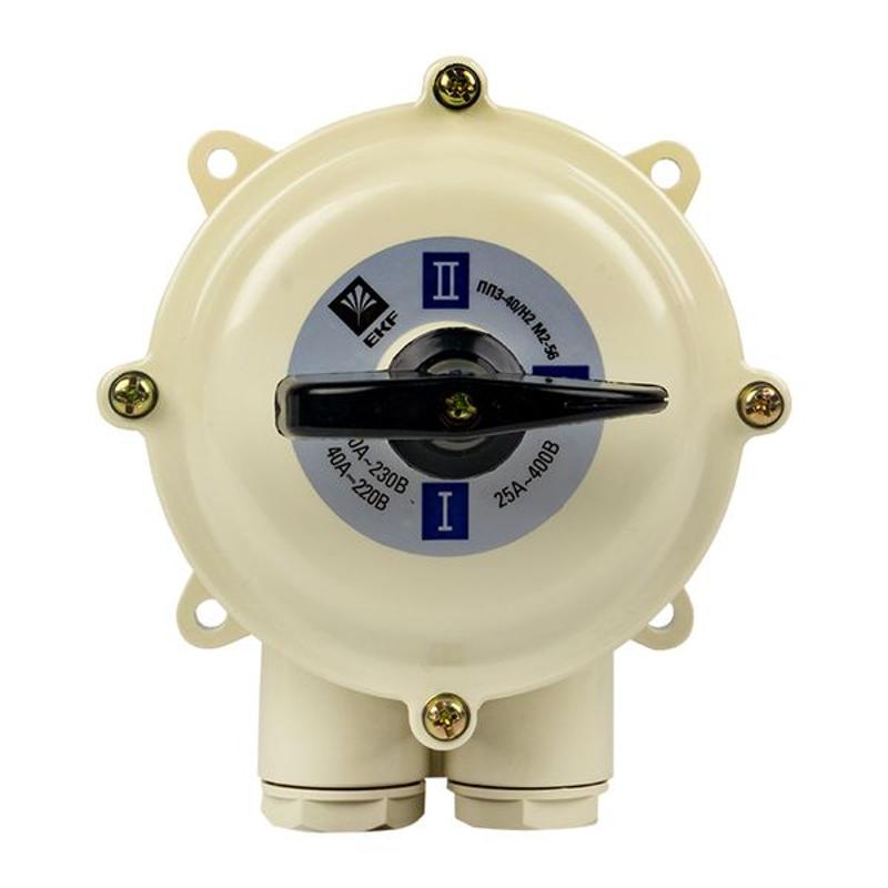 Пакетный  переключатель ПП 3-40/Н2 М2 пл. IP56 EKF PROxima | pp-3-40-4 | EKF — миниатюра 5