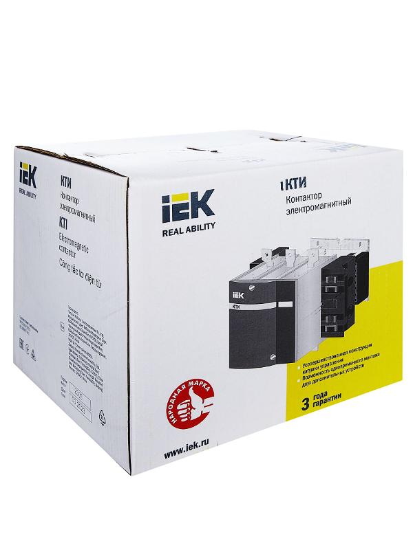 Контактор КТИ-5225  225А  230В/АС3  | KKT50-225-230-10 | IEK — миниатюра 5