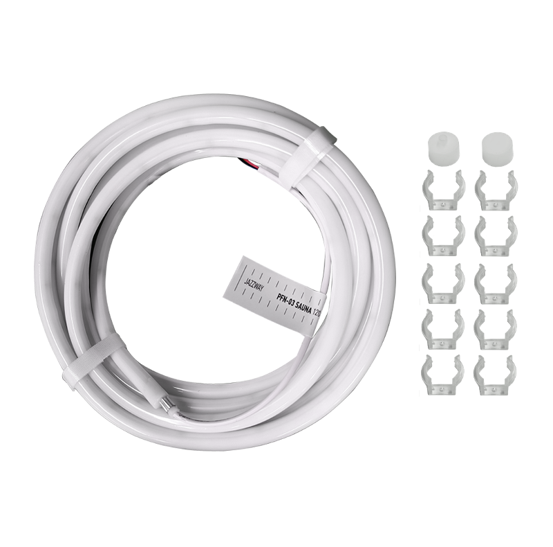 Лента светодиодная термостойкая PFN-03 "SAUNA 24V" 2835/120 3000K d13mm, рабочий режим от -30° до +100°С,  IP68 /5m, крепления в комплекте/  | .505873 — фото 1 | Sento