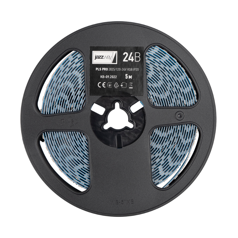 Лента светодиодная PLS PRO RGB 2835/120-24V IP20 5m | .5033986 | JAZZWAY — Jazzway