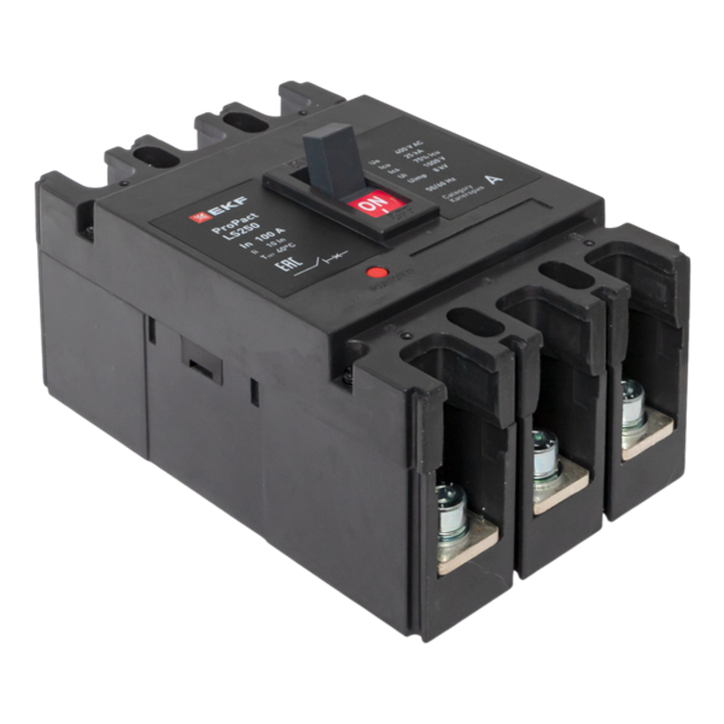 Выключатель автоматический LS250 25кА 3P 100А ProPact | mccb-250-25-3-100-ls | EKF — миниатюра 27