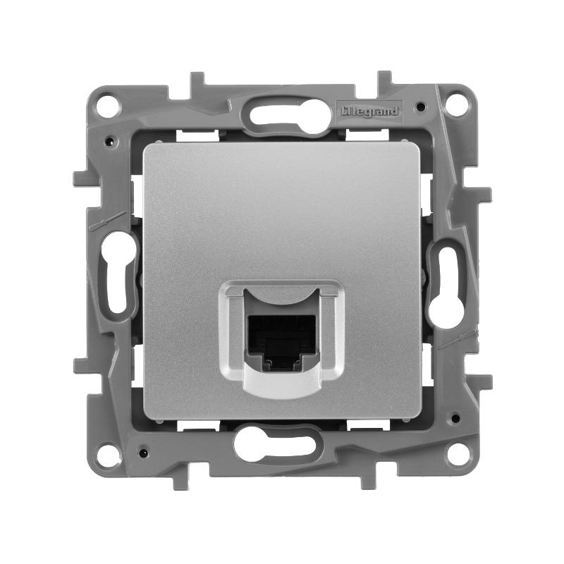 Etika Алюминий Розетка компьютерная RJ45 6 кат. UTP — миниатюра 4