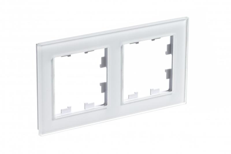 AtlasDesign Nature Белый Рамка 2-ая, стекло |ATN320102| SE — Systeme Electric