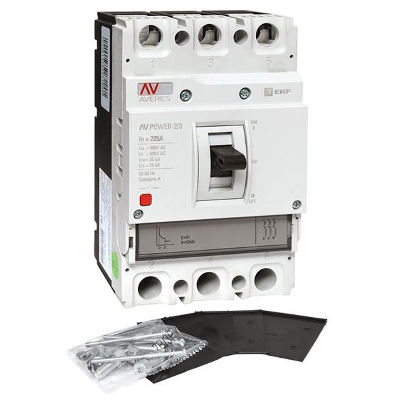 Выключатель автоматический AV POWER-2/3 225А 35kA TR | mccb-23-225-TR-av | EKF — миниатюра 2