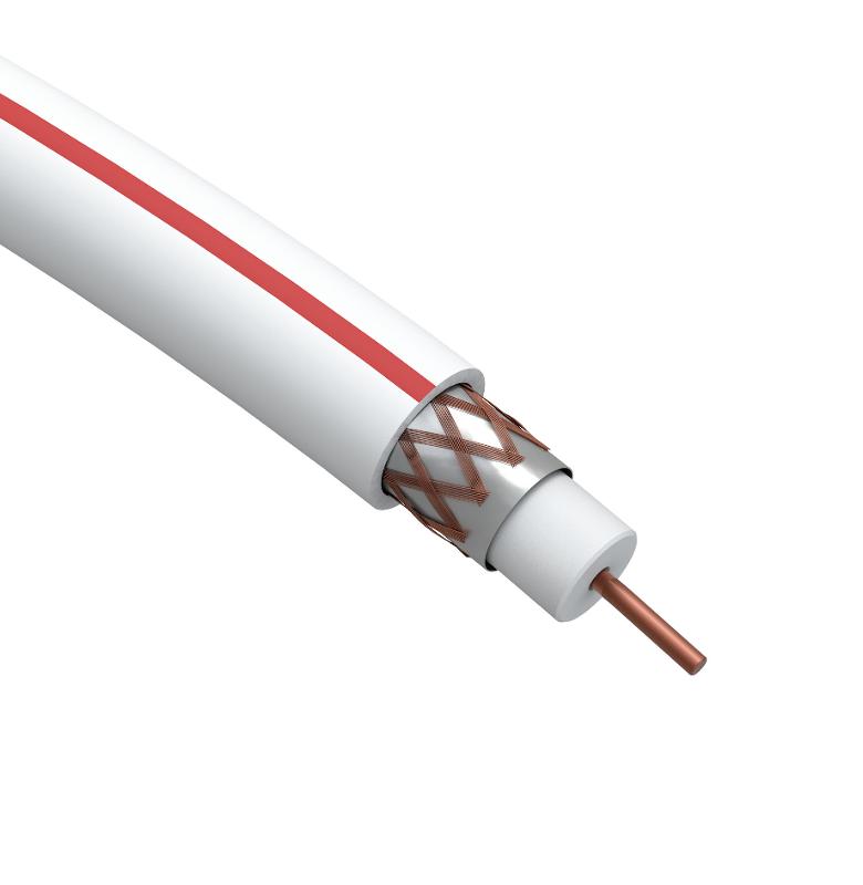 ЭРА Кабель коаксиальный SAT 50 М, 75 Ом, Cu/(оплётка Cu 75%), PVC, цвет белый, бухта 50 м | Б0044620 | ЭРА — миниатюра 2