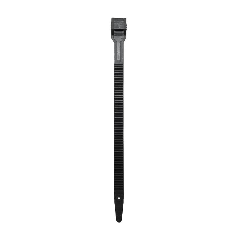 Хомут P6.6 с плоским замком, черный 9x180 | 26501SR | DKC — миниатюра 2