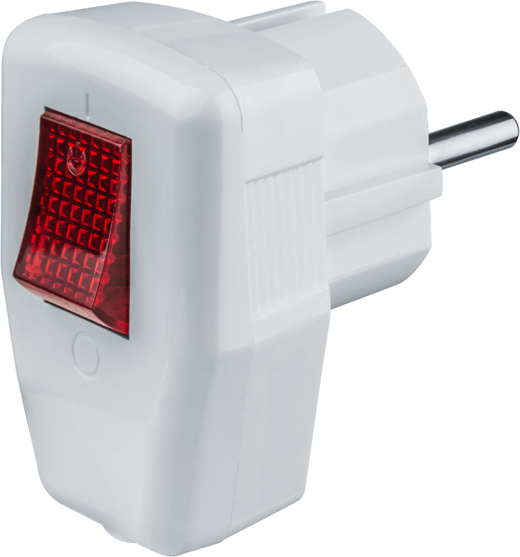 Вилка 61 364 NCA-PL05-16A-ESC-WH угловая с/з с/выключ. белая |61364 |Navigator — Navigator
