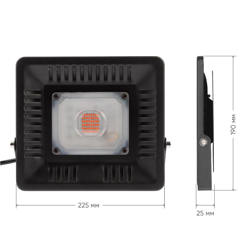 Прожектор светодиодный фито для растений красно-синий спектр FITO-50W-LED BLUERED | Б0039033 | ЭРА — миниатюра 5