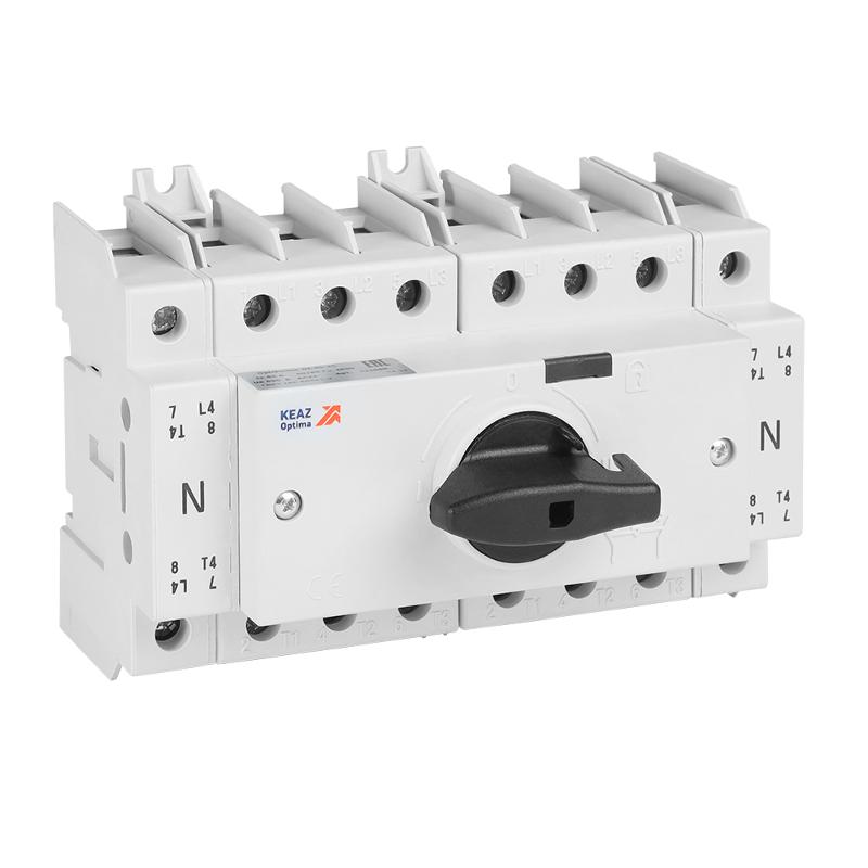 Выключатель-разъединитель реверсивный OptiSwitch DI-80-4C | 332089 | КЭАЗ — КЭАЗ (Курский электроаппаратный завод)