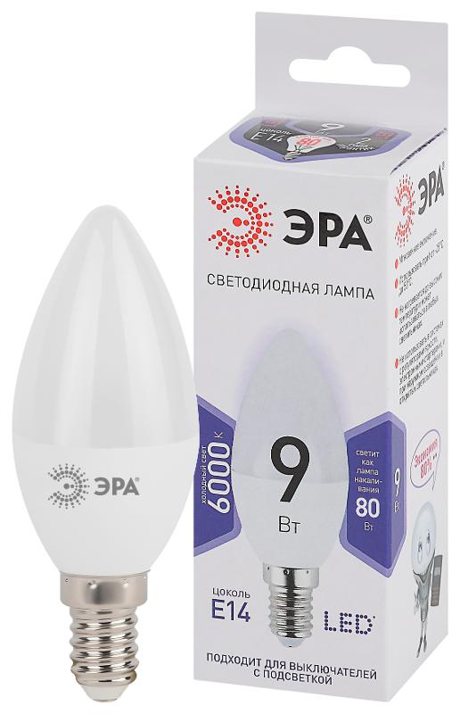 Лампа светодиодная LED 9Вт Е14 6000К smd B35-9W-860-E14 | Б0031403 | ЭРА — миниатюра 5