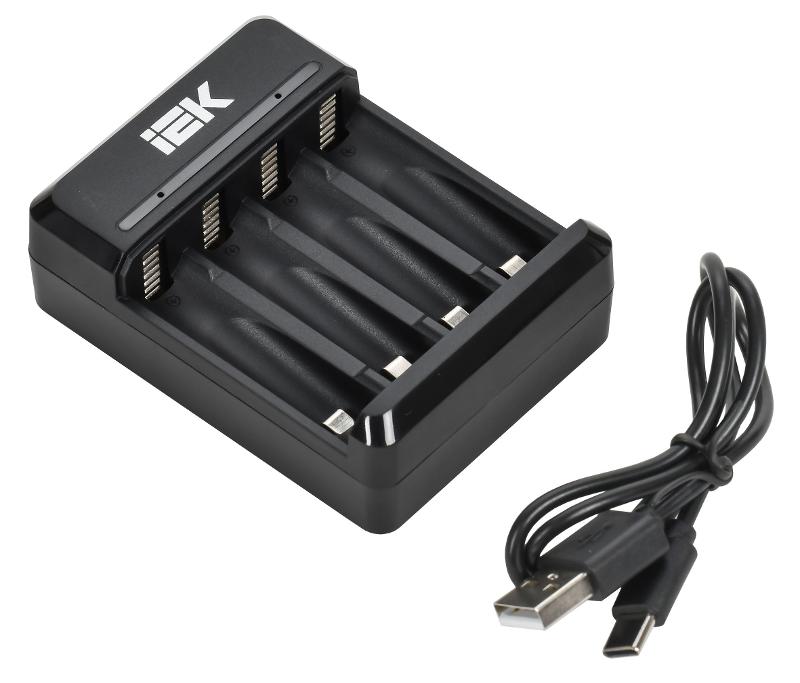 Устройство зарядное NiMH/CD 2-4 AA/AAA 200мА LED | ABC11-4-2-TYC-M-020-LED | IEK — IEK (ИЭК)