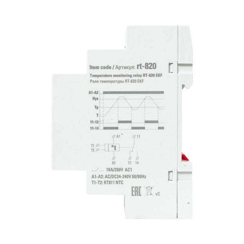 Реле температуры RT-820 (-5....+40 С)  EKF PROxima | RT-820 | EKF — миниатюра 8