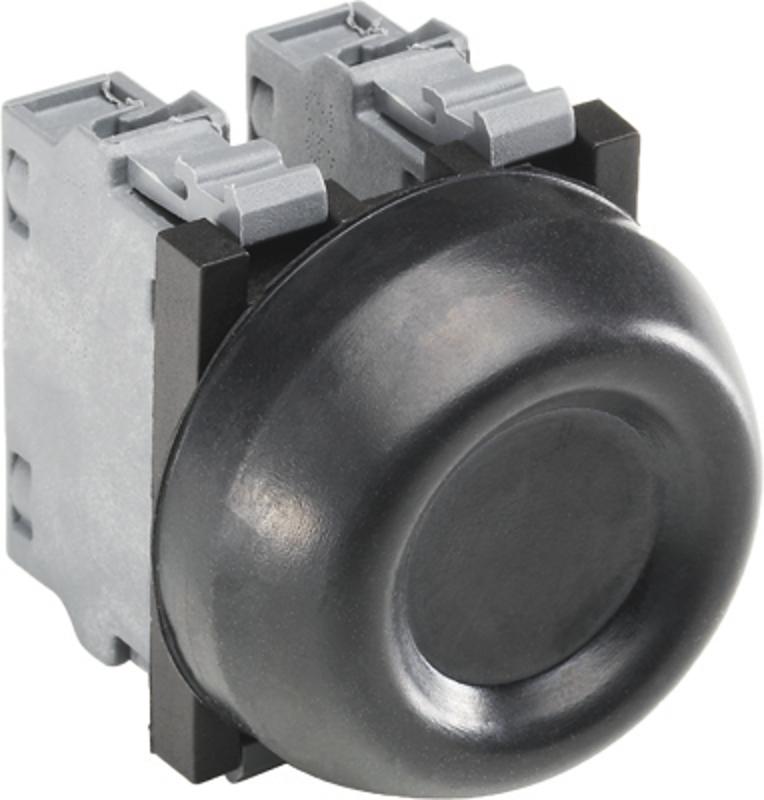 Кнопка KP6-40B черная с резиновым колпачком IP66 с монтажной кол одкой | 1SFA616105R4006 | ABB — ABB
