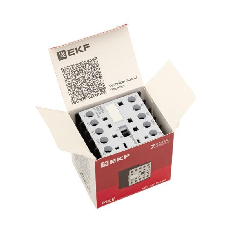 Миниконтактор МКЭ 6А 230В 1NO EKF PROxima | Mctr-s-6-230 | EKF — миниатюра 36